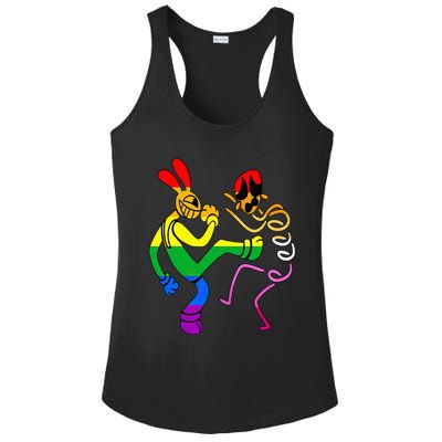 Funny Amazing Digital Circus Gooseworx LGBT  Ladies PosiCharge Competitor Racerback Tank