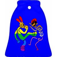 Funny Amazing Digital Circus Gooseworx LGBT  Ceramic Bell Ornament