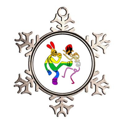 Funny Amazing Digital Circus Gooseworx LGBT  Metallic Star Ornament