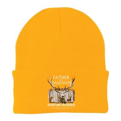 Father And Daughter Hunting Buddies For Life Gift Fo Knit Cap Winter Beanie