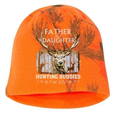 Father And Daughter Hunting Buddies For Life Gift Fo Kati - Camo Knit Beanie