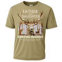 Father And Daughter Hunting Buddies For Life Gift Fo Cooling Performance Crew T-Shirt