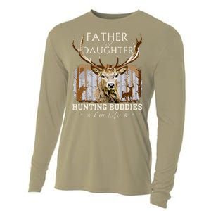 Father And Daughter Hunting Buddies For Life Gift Fo Cooling Performance Long Sleeve Crew