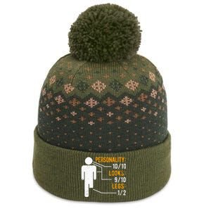 Funny Amputee Design The Baniff Cuffed Pom Beanie