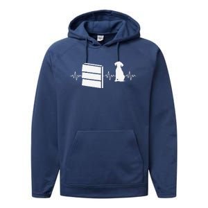 Funny Appreciation Day Siding Contractor Funny Dog Siding Performance Fleece Hoodie