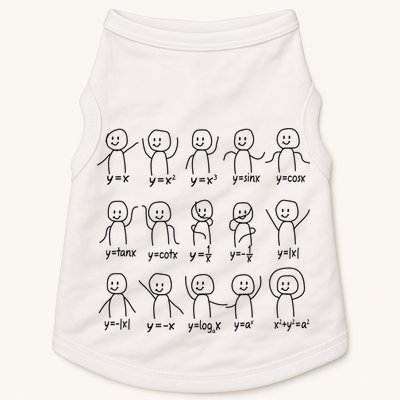 Funny Algebra Dance Graph Figures Math Equation Doggie Tank
