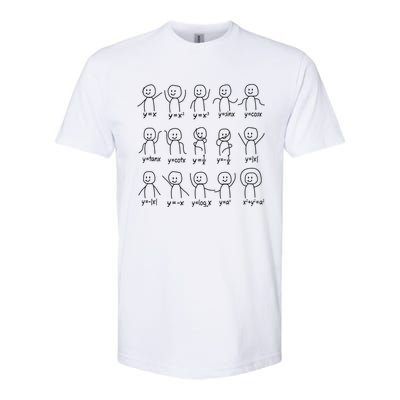 Funny Algebra Dance Graph Figures Math Equation Softstyle CVC T-Shirt