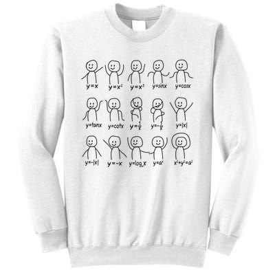 Funny Algebra Dance Graph Figures Math Equation Sweatshirt