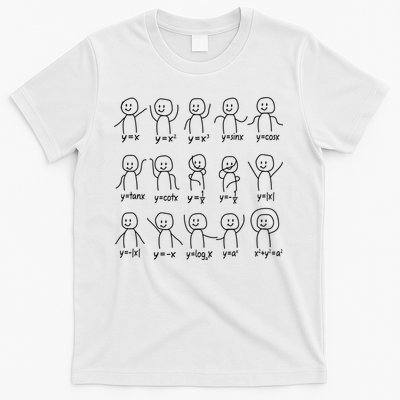 Funny Algebra Dance Graph Figures Math Equation T-Shirt