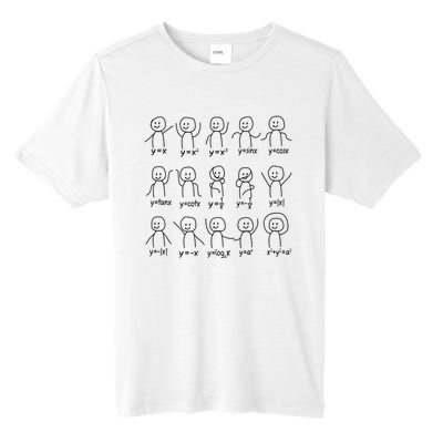 Funny Algebra Dance Graph Figures Math Equation Tall Fusion ChromaSoft Performance T-Shirt