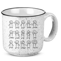Funny Algebra Dance Graph Figures Math Equation 15oz Campfire Ceramic Mug