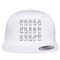 Funny Algebra Dance Graph Figures Math Equation Flat Bill Trucker Hat