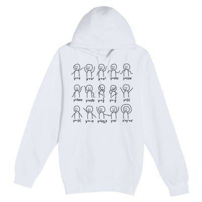 Funny Algebra Dance Graph Figures Math Equation Premium Pullover Hoodie