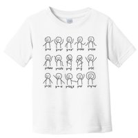 Funny Algebra Dance Graph Figures Math Equation Toddler T-Shirt