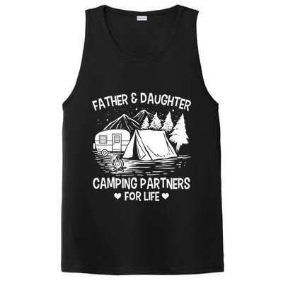 Father And Daughter Camping Partners For Life Gift PosiCharge Competitor Tank