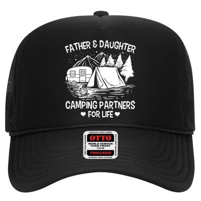 Father And Daughter Camping Partners For Life Gift Trucker Hat