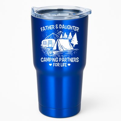 Father And Daughter Camping Partners For Life Gift Tumbler