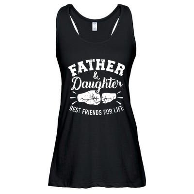 Father And Daughter Best Friends For Life Ladies Essential Flowy Tank