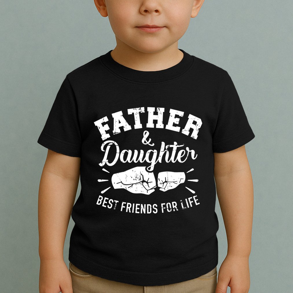 Father And Daughter Best Friends For Life Toddler T-Shirt