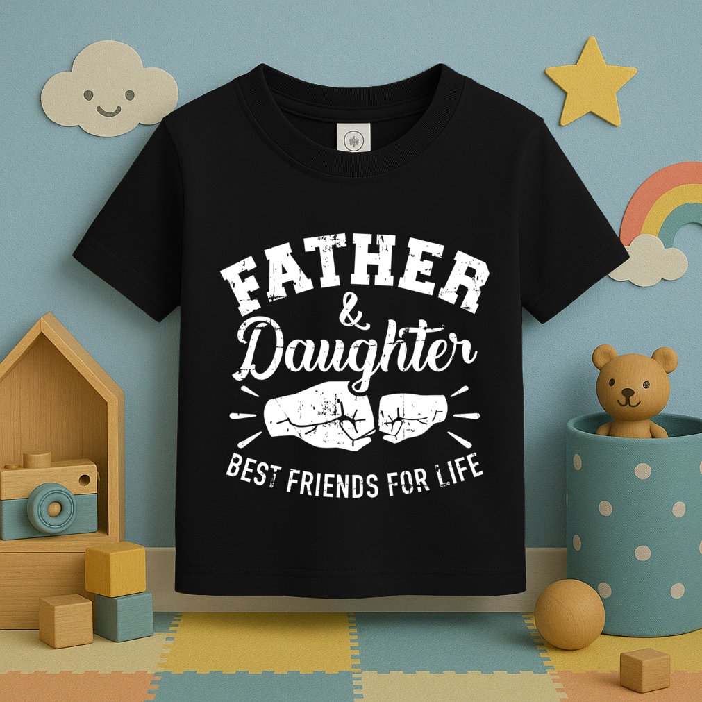 Father And Daughter Best Friends For Life Toddler T-Shirt