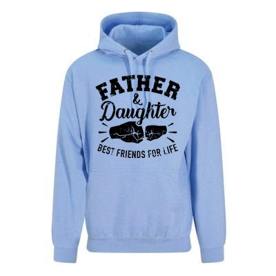 Father And Daughter Best Friends For Life Unisex Surf Hoodie