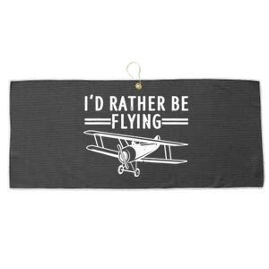 Funny Airplane Design For Adult Airplane Aviation Pilot Large Microfiber Waffle Golf Towel