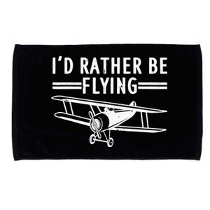 Funny Airplane Design For Adult Airplane Aviation Pilot Microfiber Hand Towel