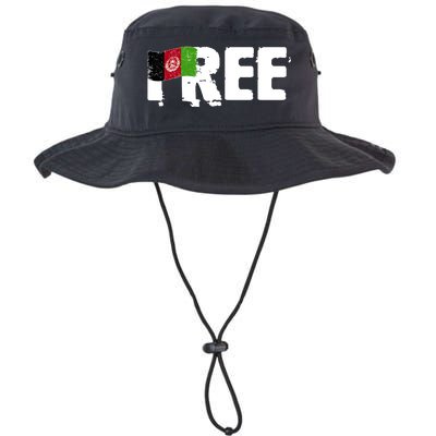 Free Afghanistan Distressed Flag Legacy Cool Fit Booney Bucket Hat