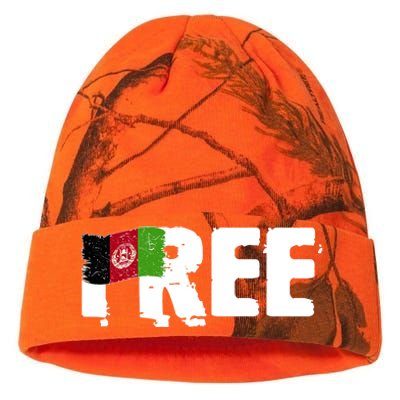 Free Afghanistan Distressed Flag Kati Licensed 12" Camo Beanie