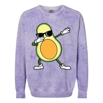 Funny Avocado Design For Womenc Colorblast Crewneck Sweatshirt