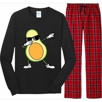 Funny Avocado Design For Womenc Long Sleeve Pajama Set