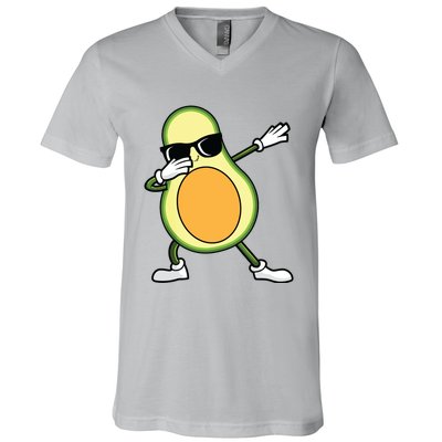 Funny Avocado Design For Womenc V-Neck T-Shirt