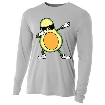 Funny Avocado Design For Womenc Cooling Performance Long Sleeve Crew