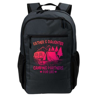 Father And Daughter Camping Partners For Life Gift Daily Commute Backpack