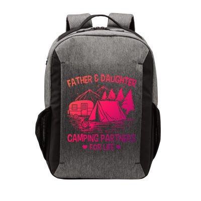 Father And Daughter Camping Partners For Life Gift Vector Backpack