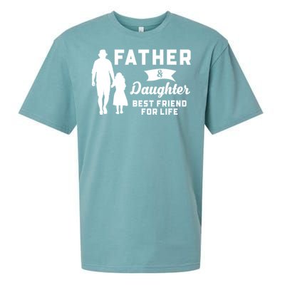 Father And Daughter Best Friends For Life Funny FatherS Day Gift Sueded Cloud Jersey T-Shirt