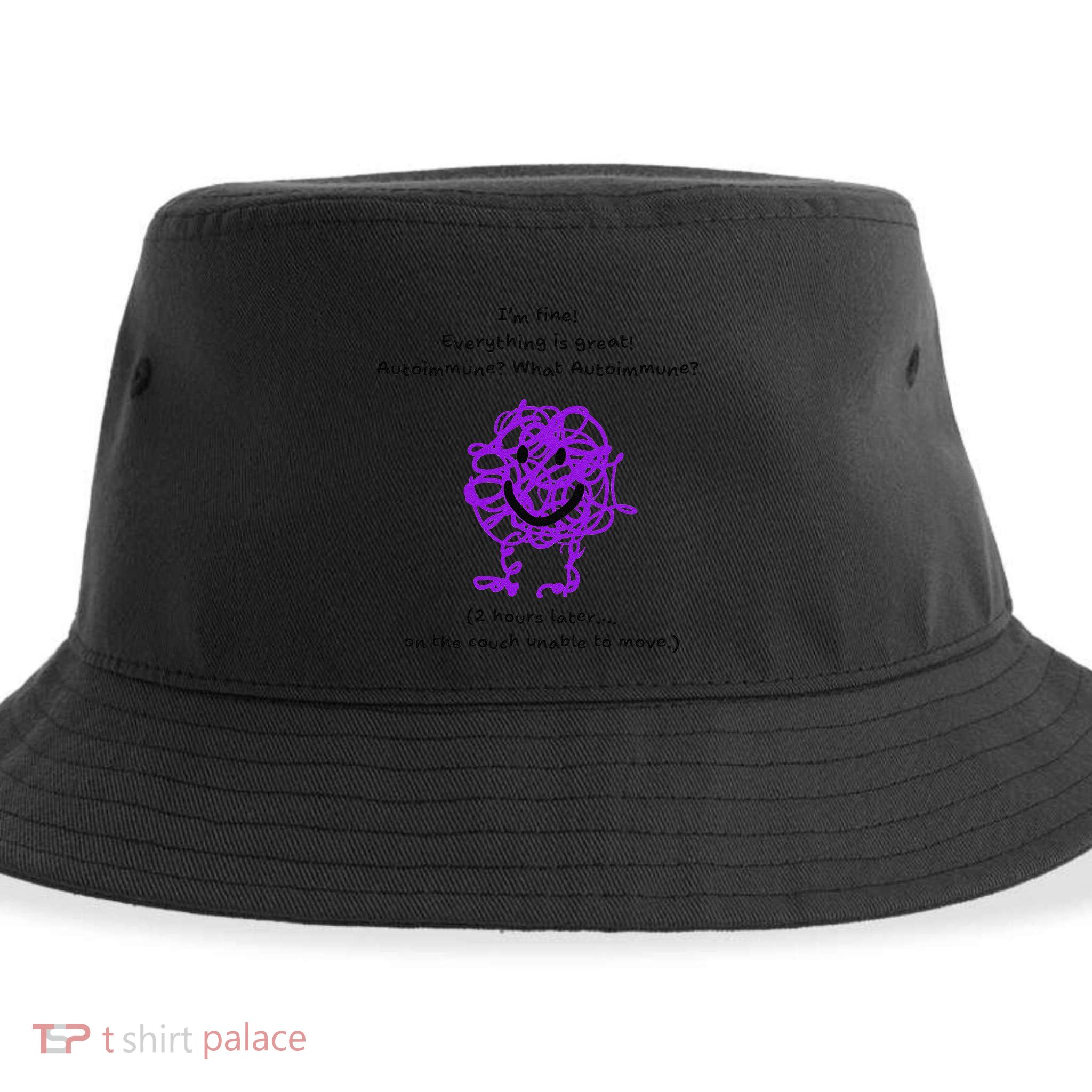 Fun Autoimmune Do Too Much Sustainable Bucket Hat
