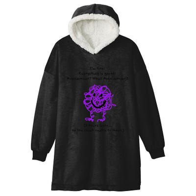 Fun Autoimmune Do Too Much Hooded Wearable Blanket
