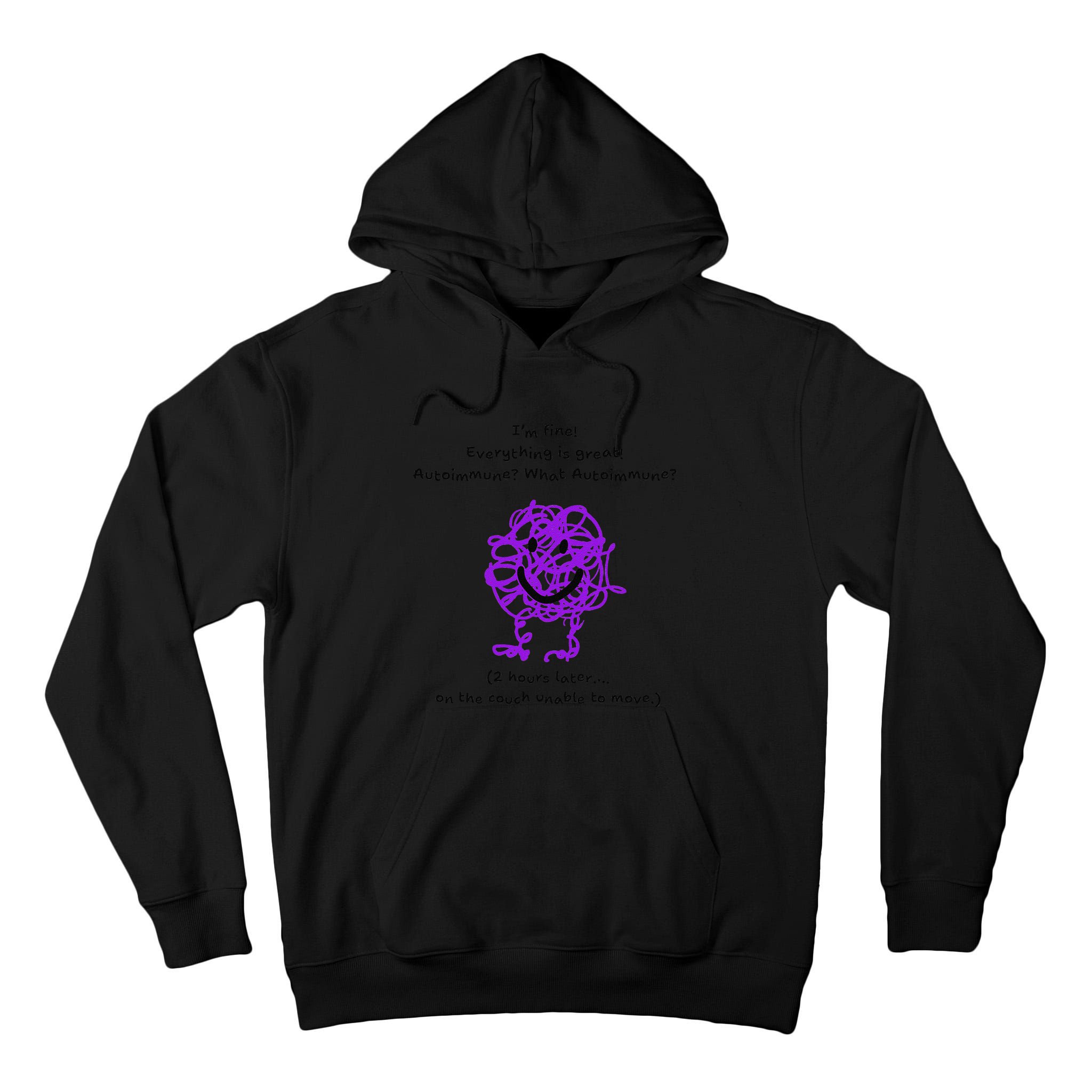 Fun Autoimmune Do Too Much Tall Hoodie