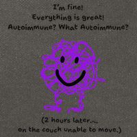 Fun Autoimmune Do Too Much Cotton Canvas Backpack