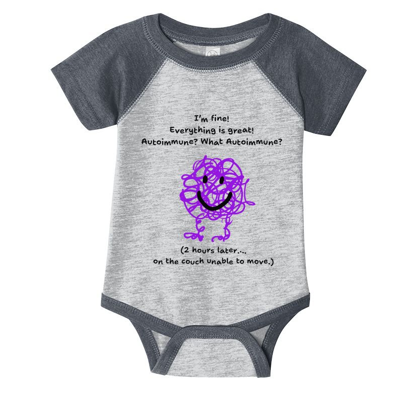 Fun Autoimmune Do Too Much Infant Baby Jersey Bodysuit