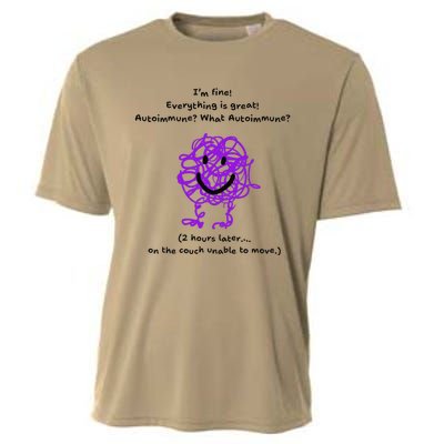 Fun Autoimmune Do Too Much Cooling Performance Crew T-Shirt