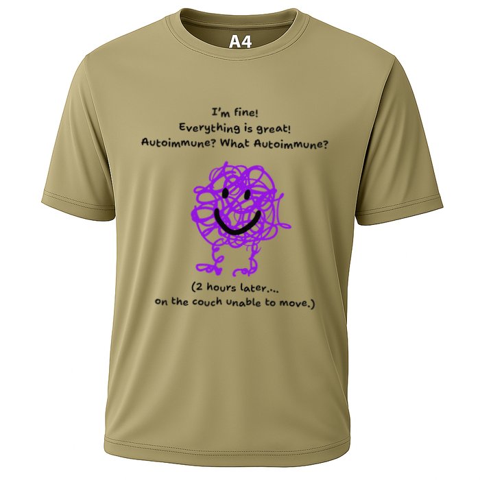 Fun Autoimmune Do Too Much Cooling Performance Crew T-Shirt