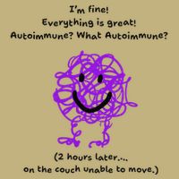 Fun Autoimmune Do Too Much Cooling Performance Crew T-Shirt