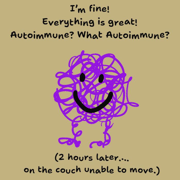 Fun Autoimmune Do Too Much Cooling Performance Crew T-Shirt
