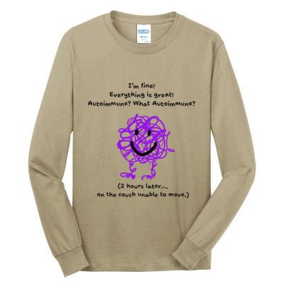 Fun Autoimmune Do Too Much Tall Long Sleeve T-Shirt