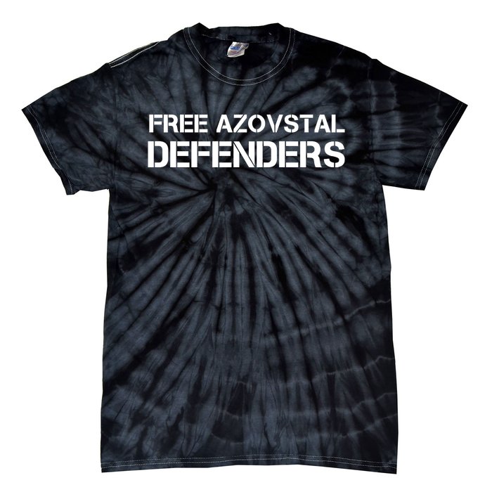 Free Azovstal Defenders Tie-Dye T-Shirt