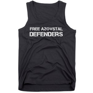 Free Azovstal Defenders Tank Top