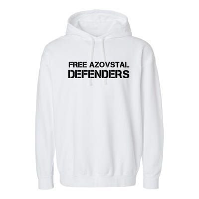 Free Azovstal Defenders Garment-Dyed Fleece Hoodie