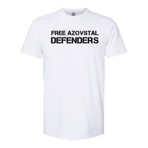 Free Azovstal Defenders Softstyle CVC T-Shirt